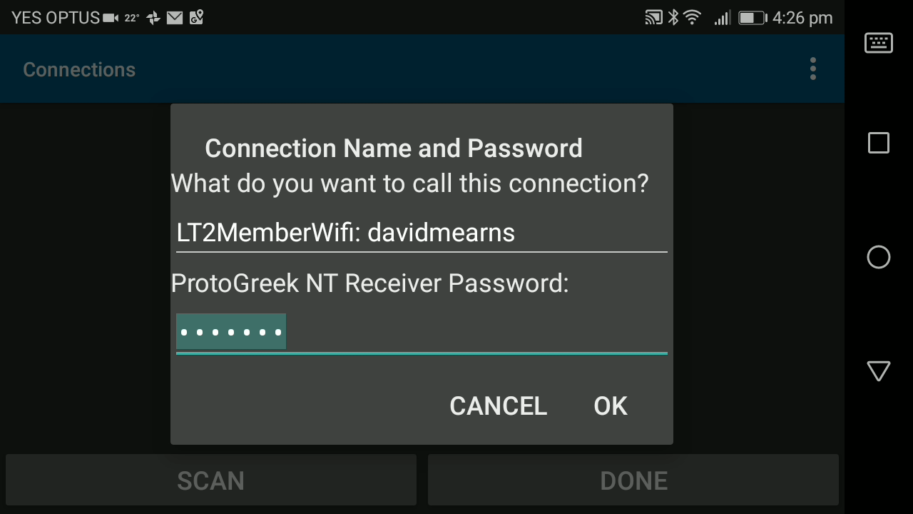Android password