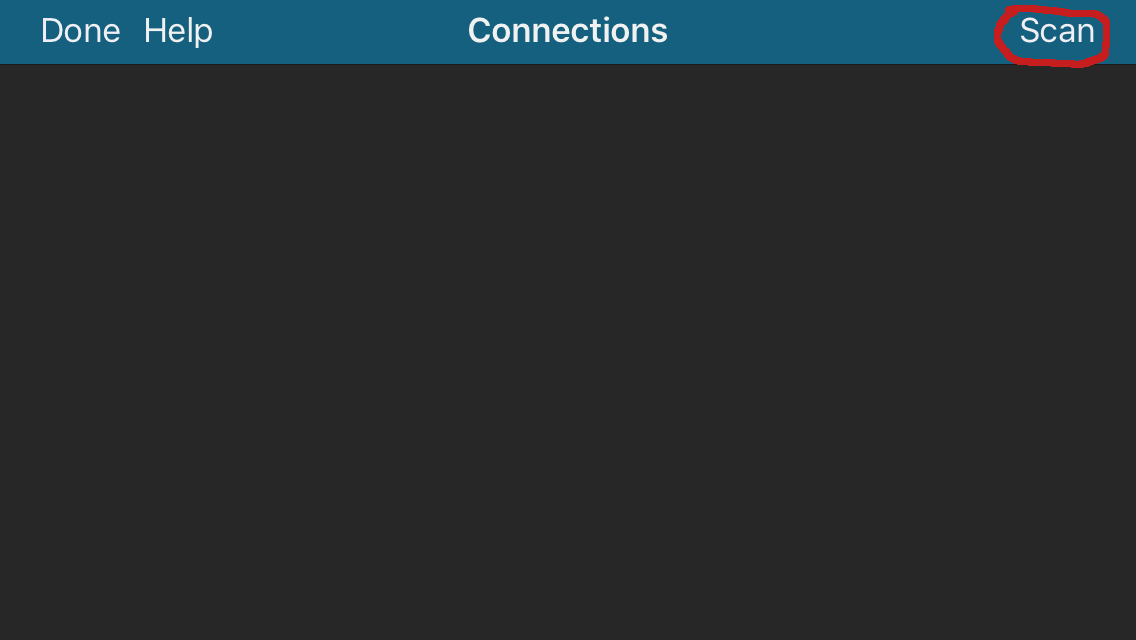 iOS connection list